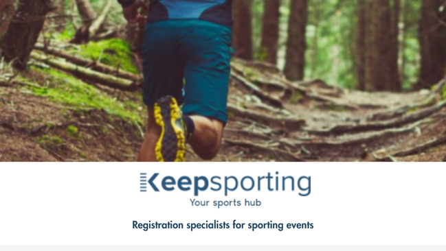 How to view the registration receipt on Keepsporting
