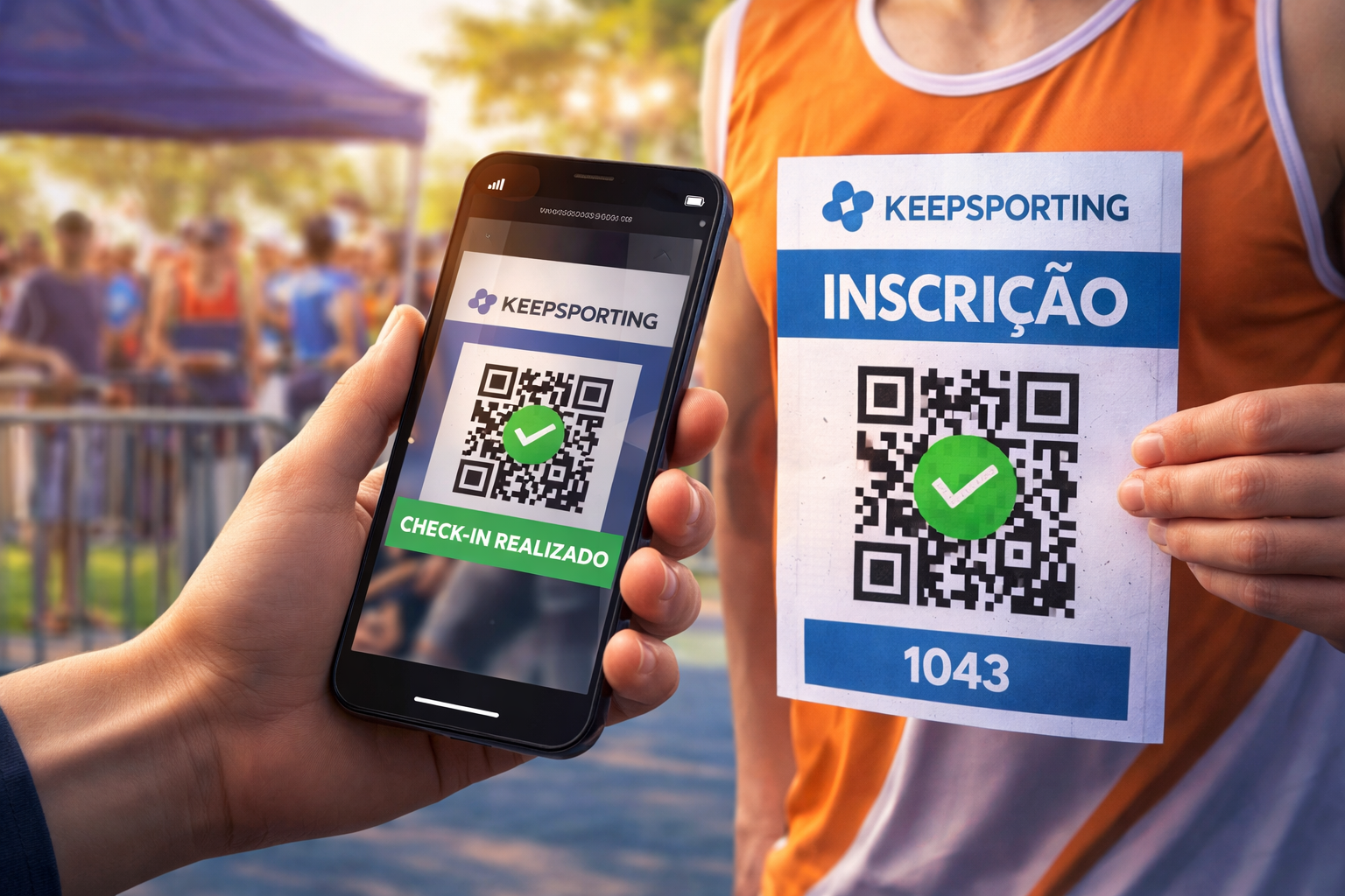 Rapidez no Check-in em seus eventos Esportivos