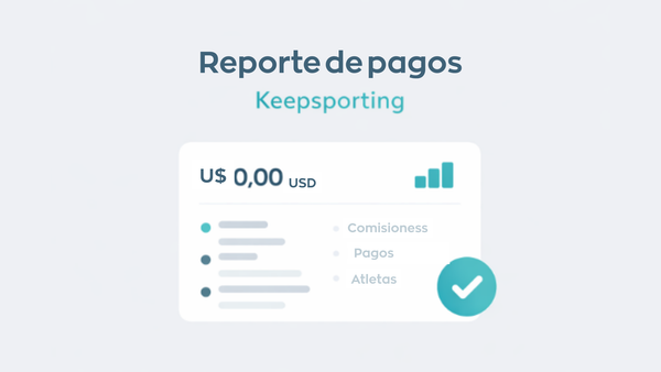 Informe de pagos de Keepsporting: Cómo monitorear la contabilidad de tu evento en tiempo real