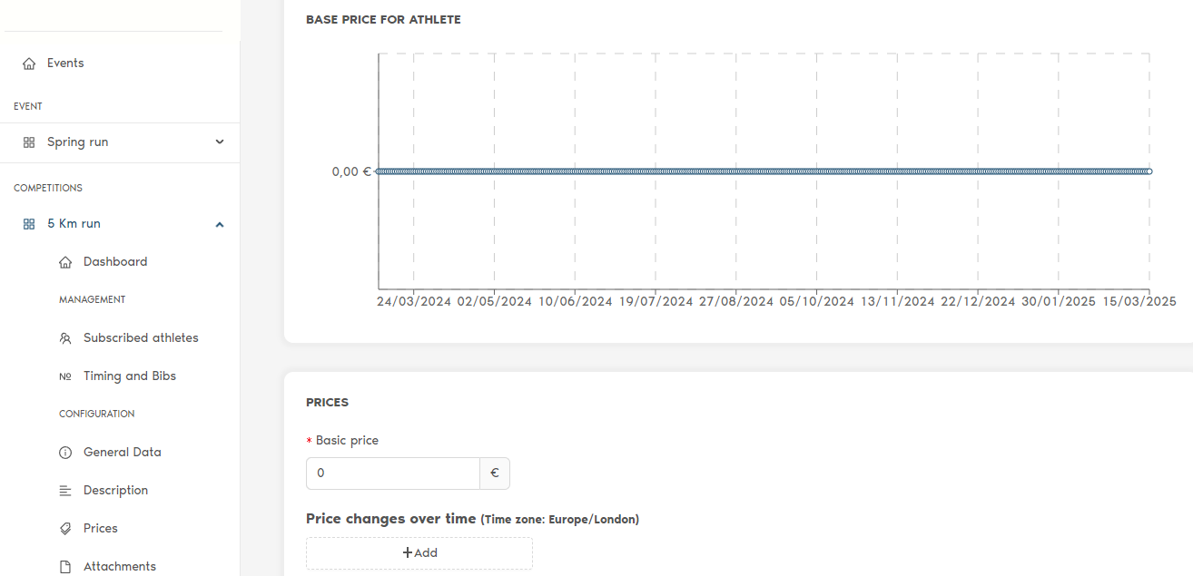 How to create a sports event on Keepsporting