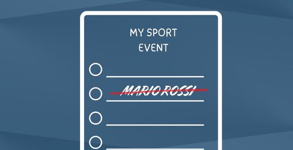 Come cancellare un' iscrizione dal tuo evento sportivo